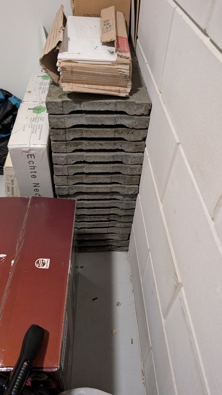 Tuintegels gratis op te halen, Ophalen, 60 cm of meer, Minder dan 5 m², Vloertegels