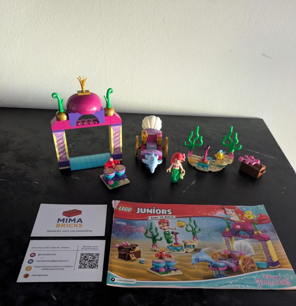 Lego Juniors Disney Princess Ariel's Onderwaterpaleis 10765, Compleet, Gebruikt, Lego, Aastvej 1, 7190 Billund, Denmark