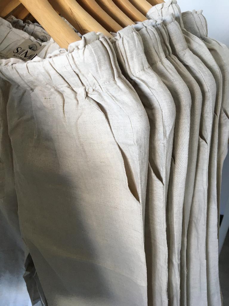 KOOPJE!! 8x LINNEN PARTIJ BROEKEN!!! 99 euro!!, Verzenden, Nieuw, Beige, Lang