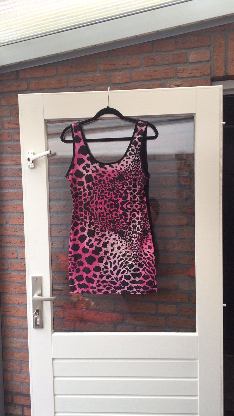 Jane Norman roze panter top maat 40, Maat 38/40 (M), Ophalen of Verzenden, Zo goed als nieuw, Roze
