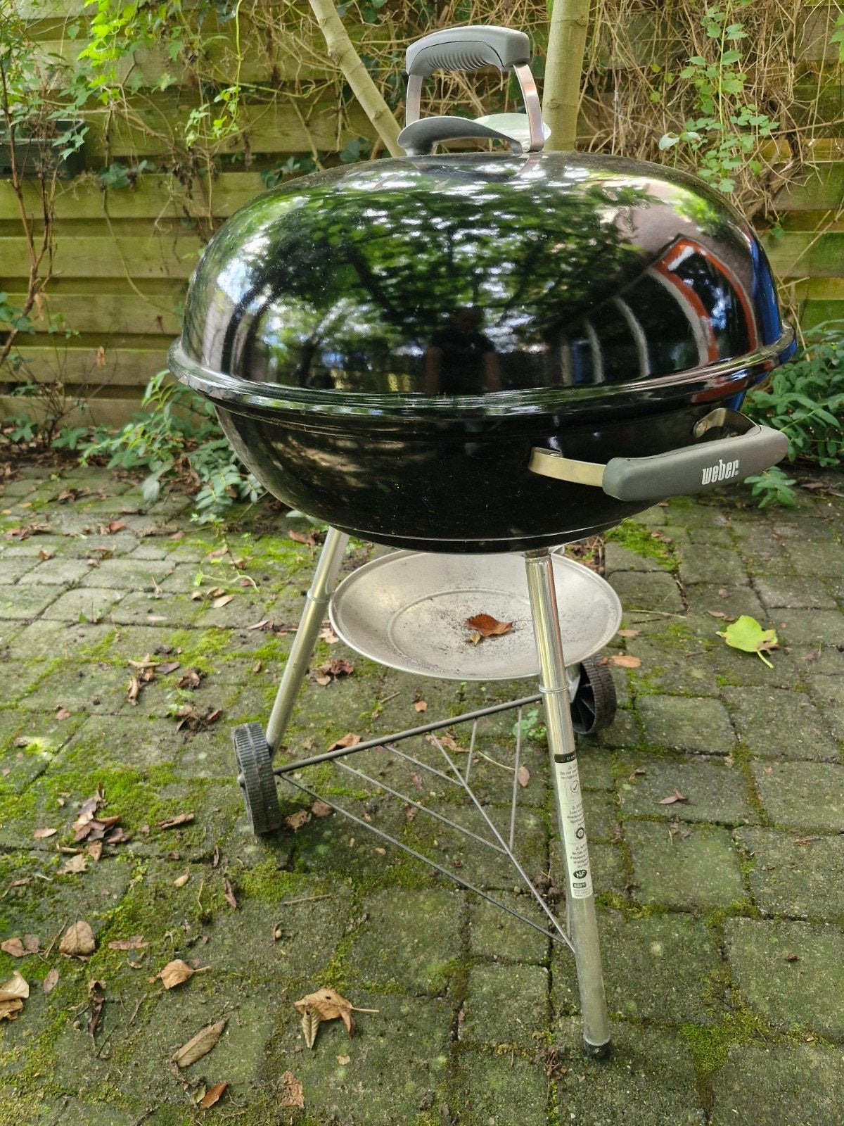 Weber Compact Kettle Houtskoolbarbecue 57 cm, Tuin en Terras, Ophalen, Gebruikt, Weber