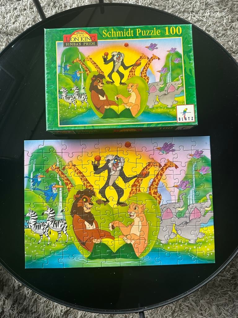 Disney The Lion King Simba's Pride Schmidt Puzzle 100, Ophalen of Verzenden, 10 tot 50 stukjes, Gebruikt, 4 tot 6 jaar