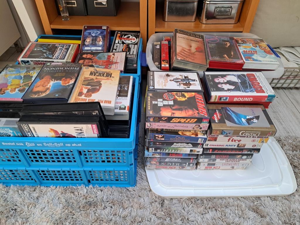 Gratis ophalen: grote collectie films op vhs, Alle leeftijden, Ophalen, Gebruikt