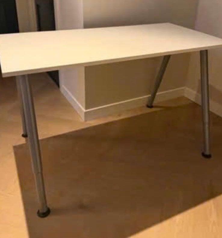 IKEA Galant bureau - Beukenblad 160x80 cm, Ophalen, 160 cm, Gebruikt, Spaanplaat of MDF