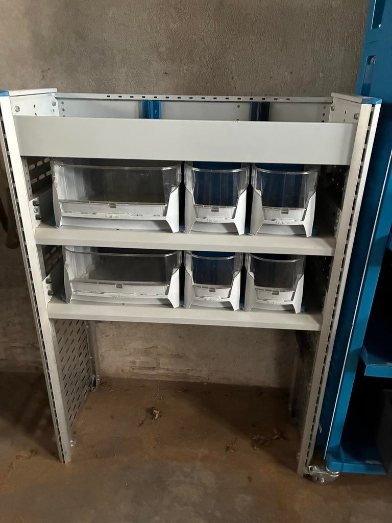 Sortimo bedrijfswageninrichting met 6 S-BOXXen, Auto diversen, Ophalen
