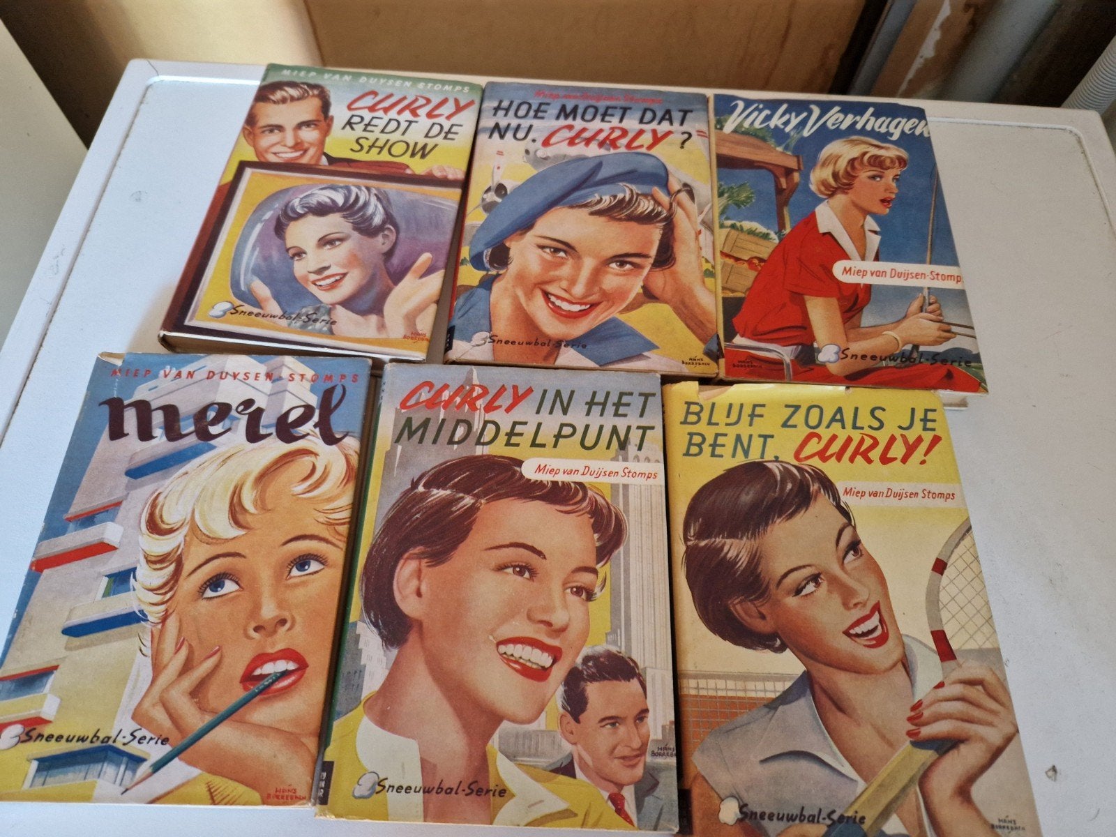Sneeuwbal-serie: 6 boeken van Miep van Duysen Stomps, Verzenden, Gelezen, Miep van Duysen Stomps, Nederland