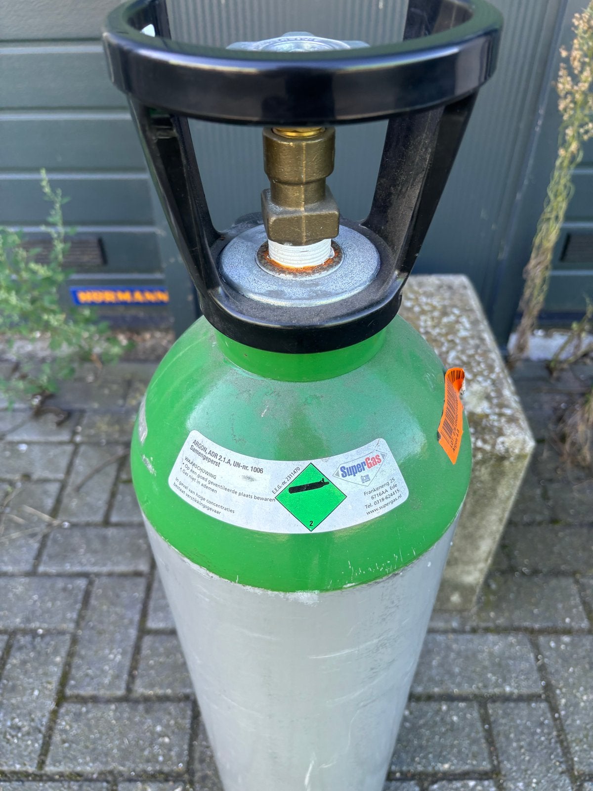 Argon fles 20 liter SuperGas (eigen fles), Doe-het-zelf en Verbouw, Ophalen, Gebruikt, Overige typen