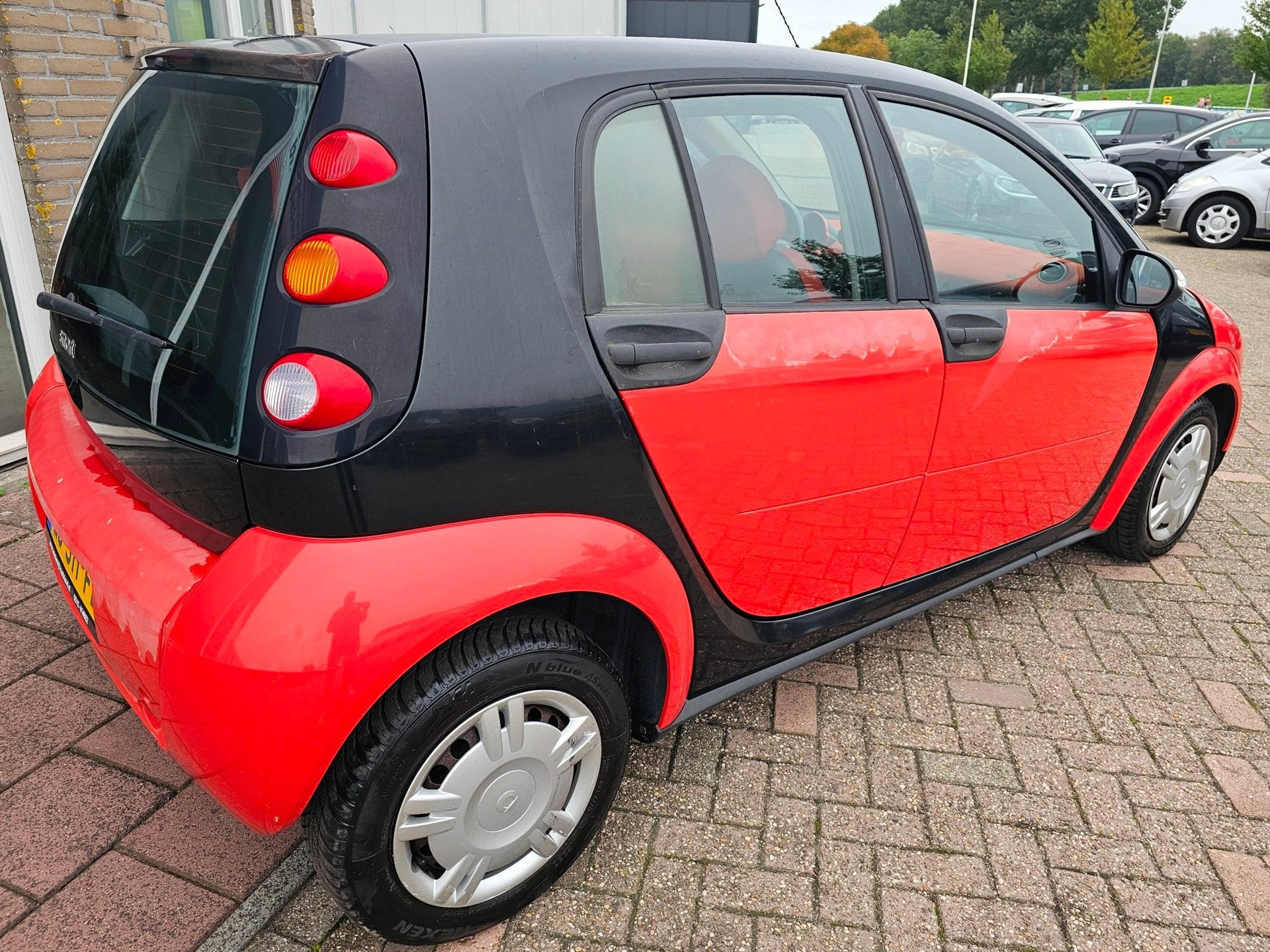Smart Forfour 1.0 pure - APK 22-09-2027 -, Auto's, Voorwielaandrijving, Stof, ForFour, Zwart