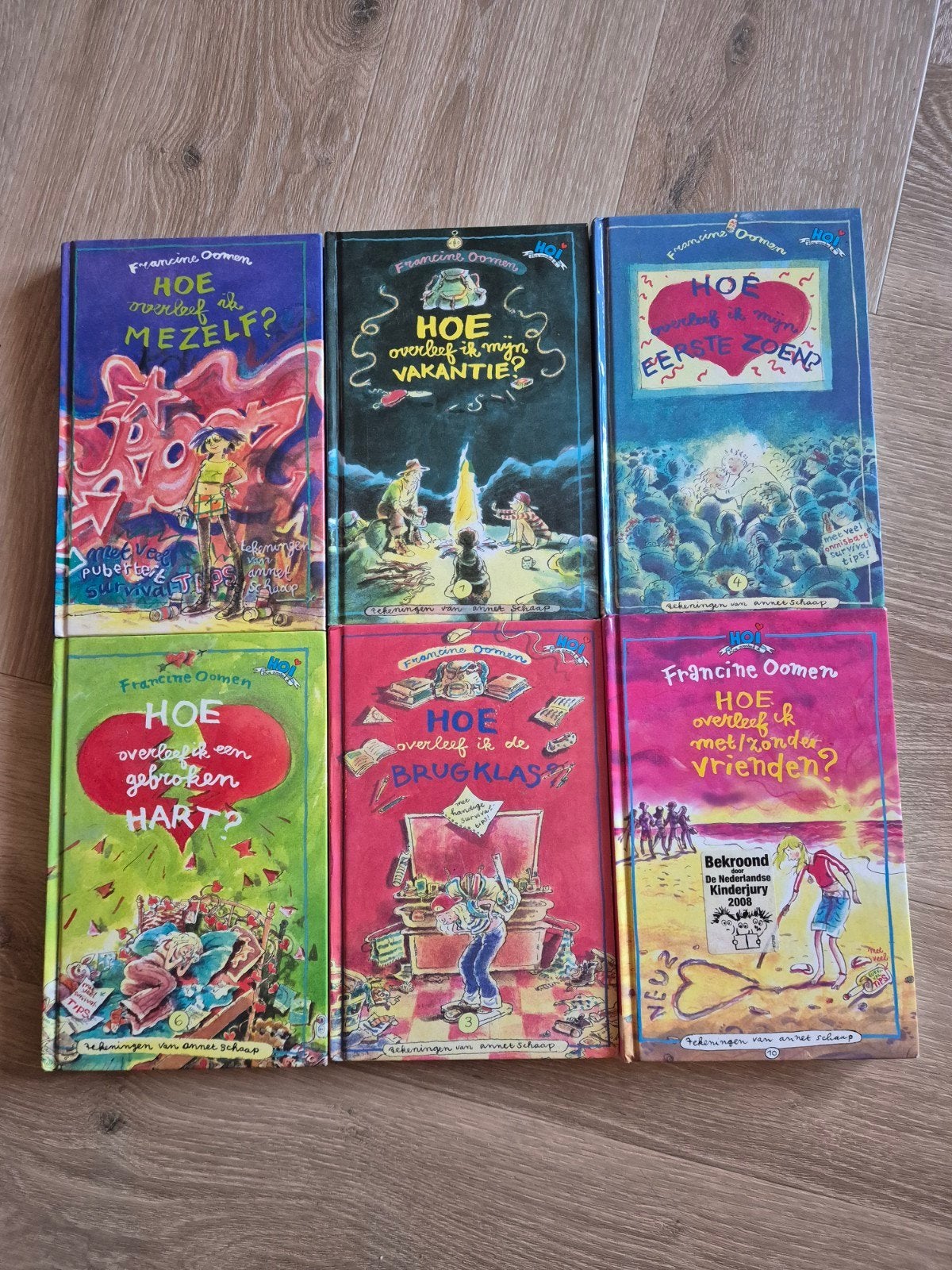 hoe overleef ik, boeken, Boeken, Ophalen, Zo goed als nieuw, Francine Oomen