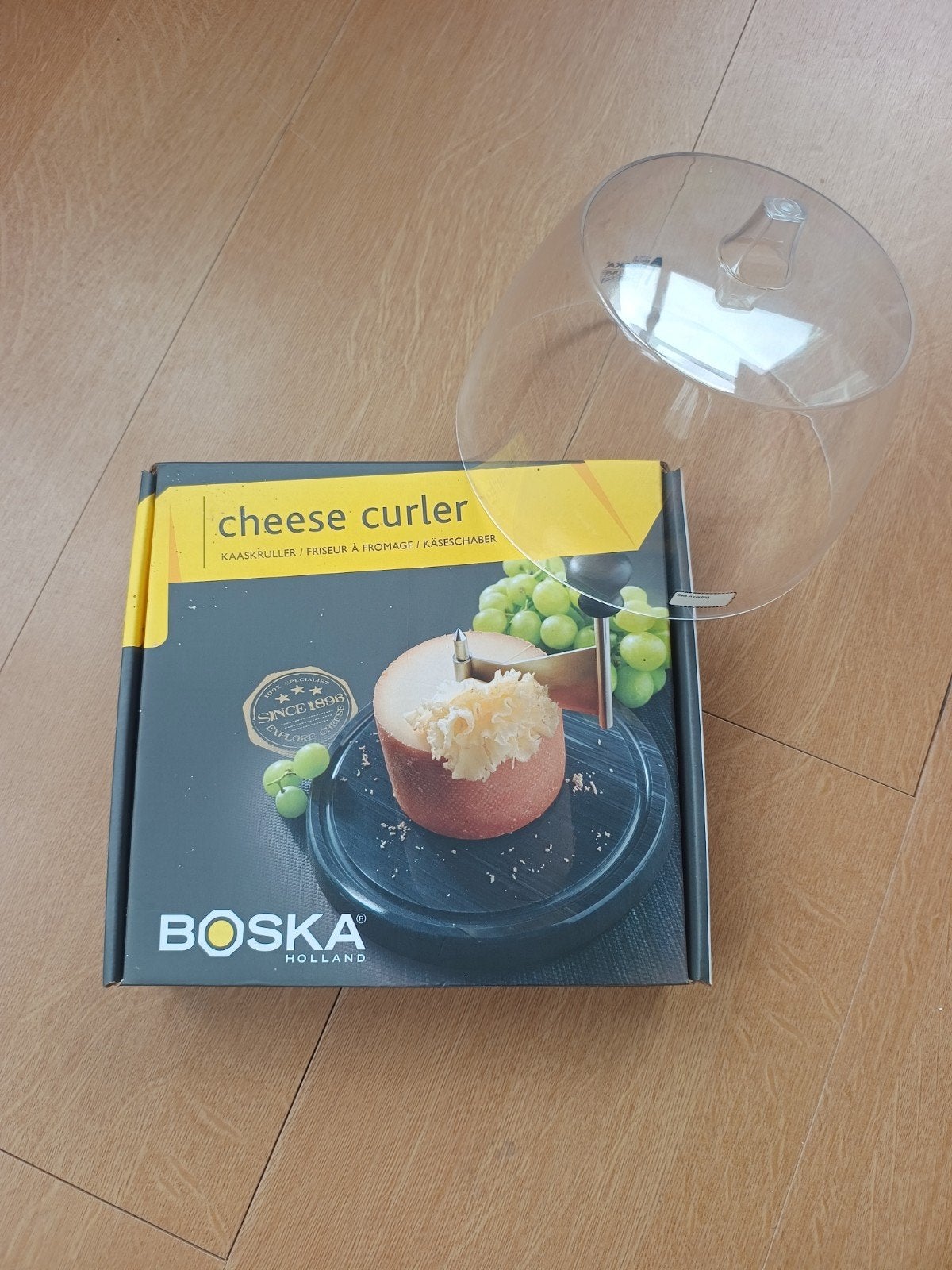 Boska Kaaskruller met stolp - Nieuw in doos, Ophalen, Overige typen, Nieuw, Zwart