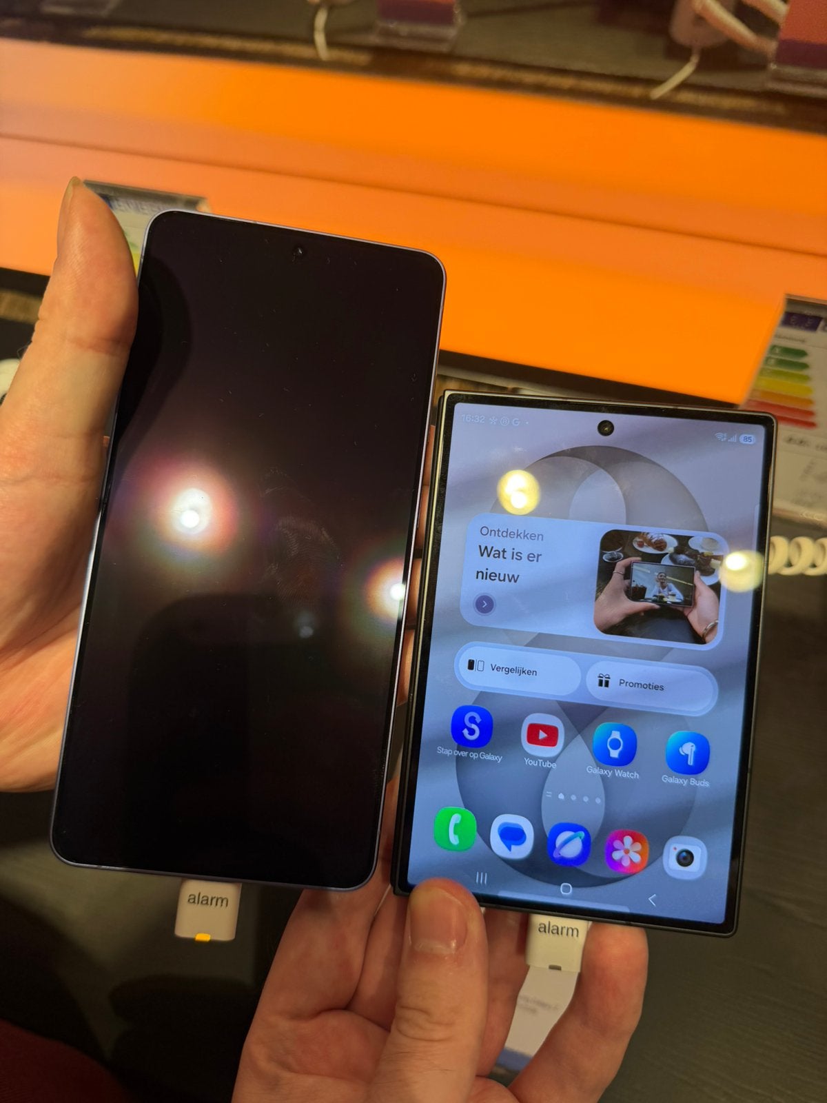 Galaxy Fold 8 Cream 256 GB, Telecommunicatie, Mobiele telefoons | Samsung, Ophalen, Wit, Zo goed als nieuw, Galaxy Z Fold