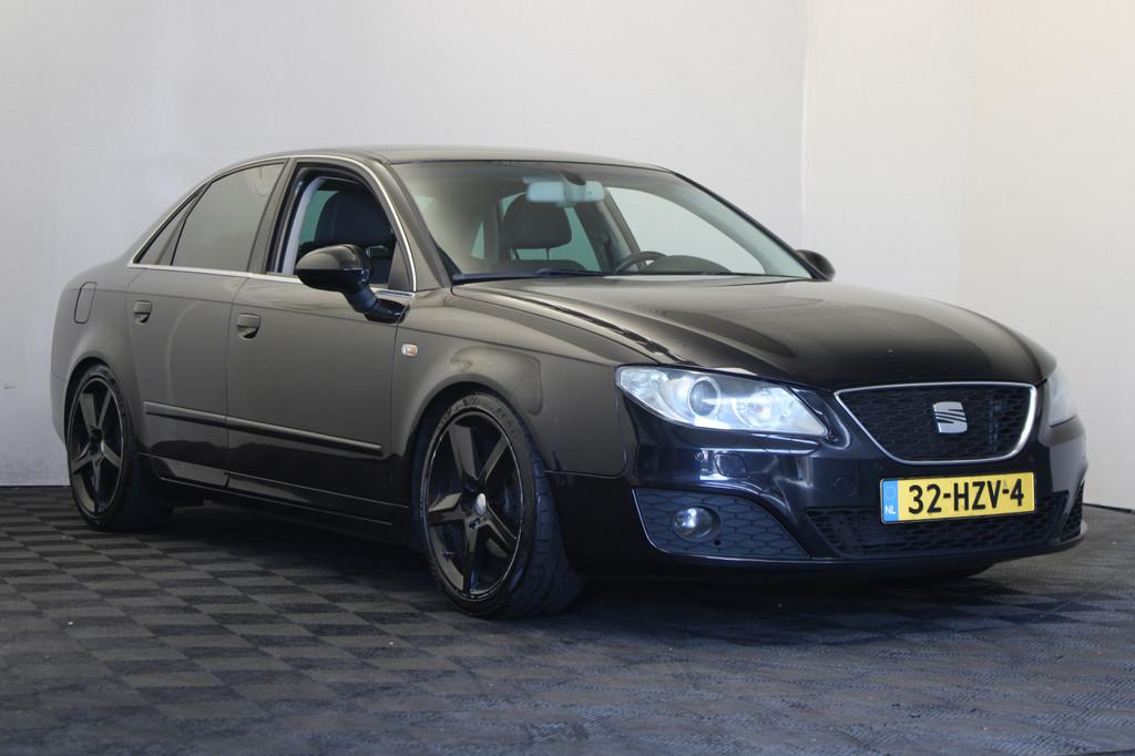 SEAT Exeo 1.8 Style (bj 2009), Euro 5, Gebruikt, Zwart, 4 cilinders