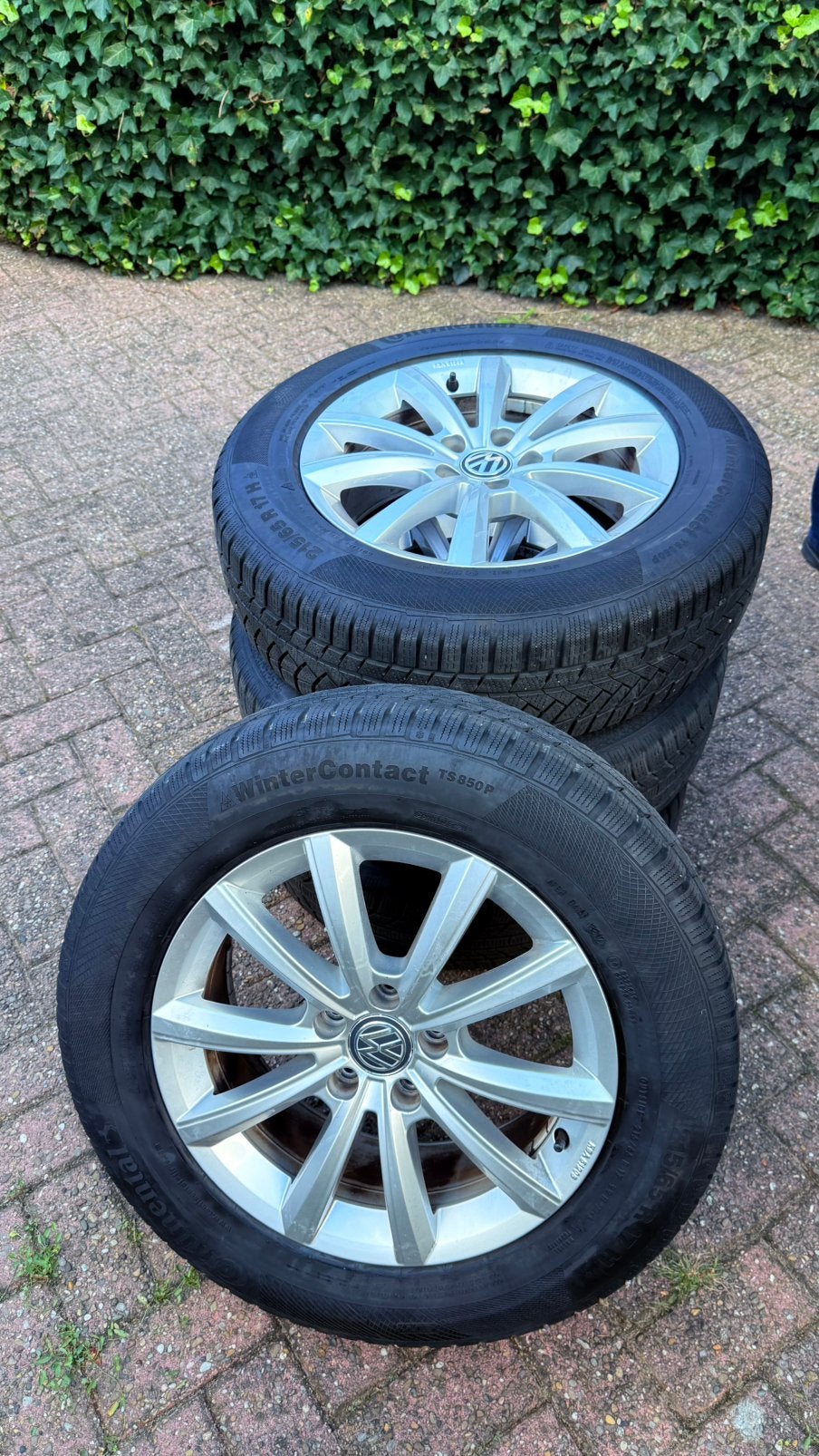Orginele VW Velgen, Ophalen, 215 mm, 17 inch, Winterbanden