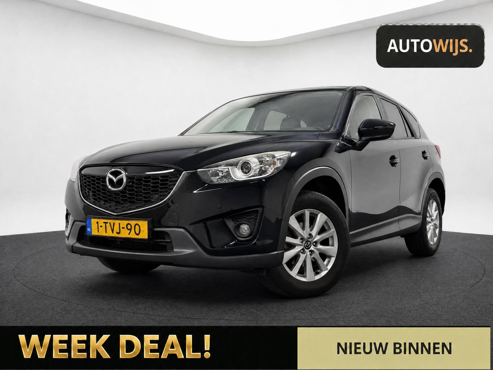 Mazda CX-5 2.0 Limited Edition 2WD|Trekhaak|Bose|Navi|PDC|XE, Voorwielaandrijving, 4 cilinders, Zwart, Origineel Nederlands
