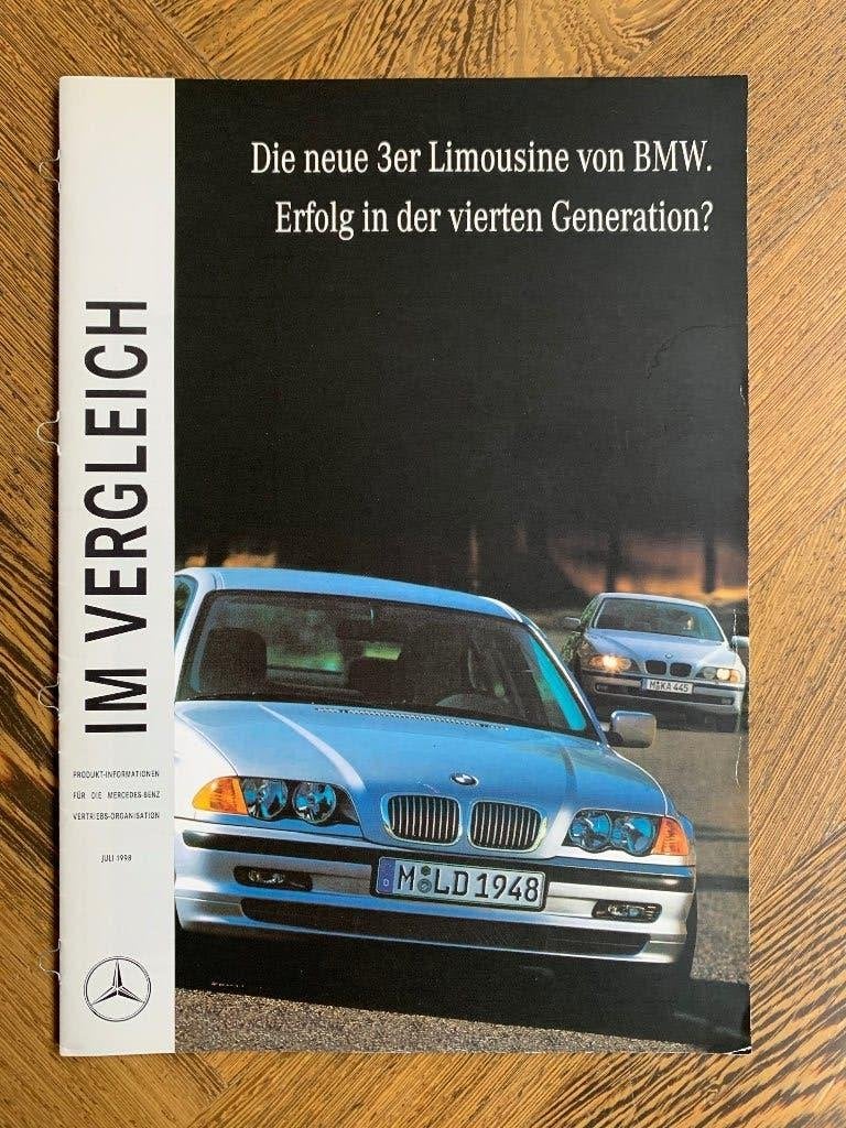 Product-vergelijking Mercedes-Benz C W202 vs BMW 3 E46 1998, Nieuw, Ophalen of Verzenden, Mercedes-Benz, BMW