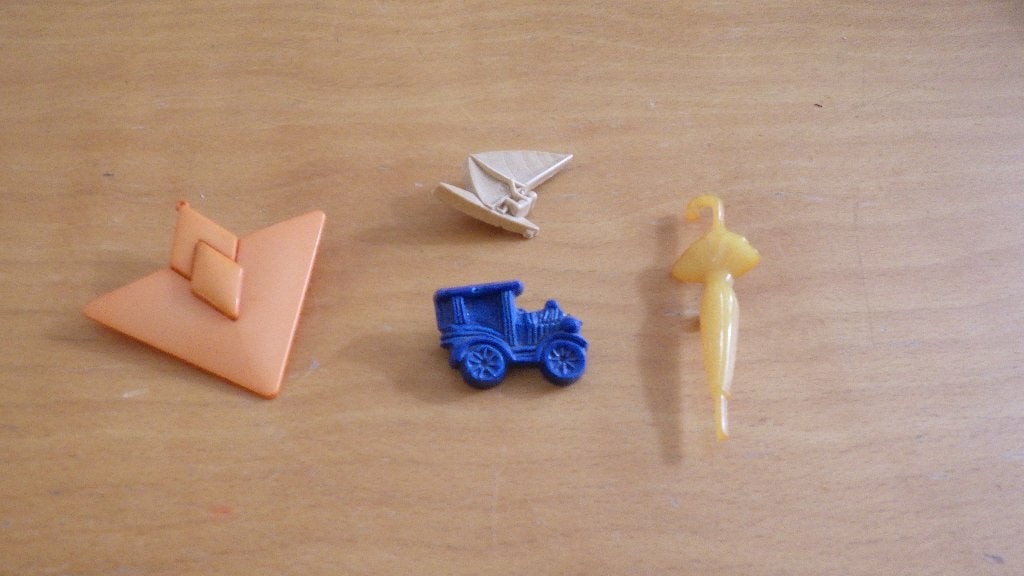 vintage broches van kunststof, Ophalen of Verzenden, Overige typen