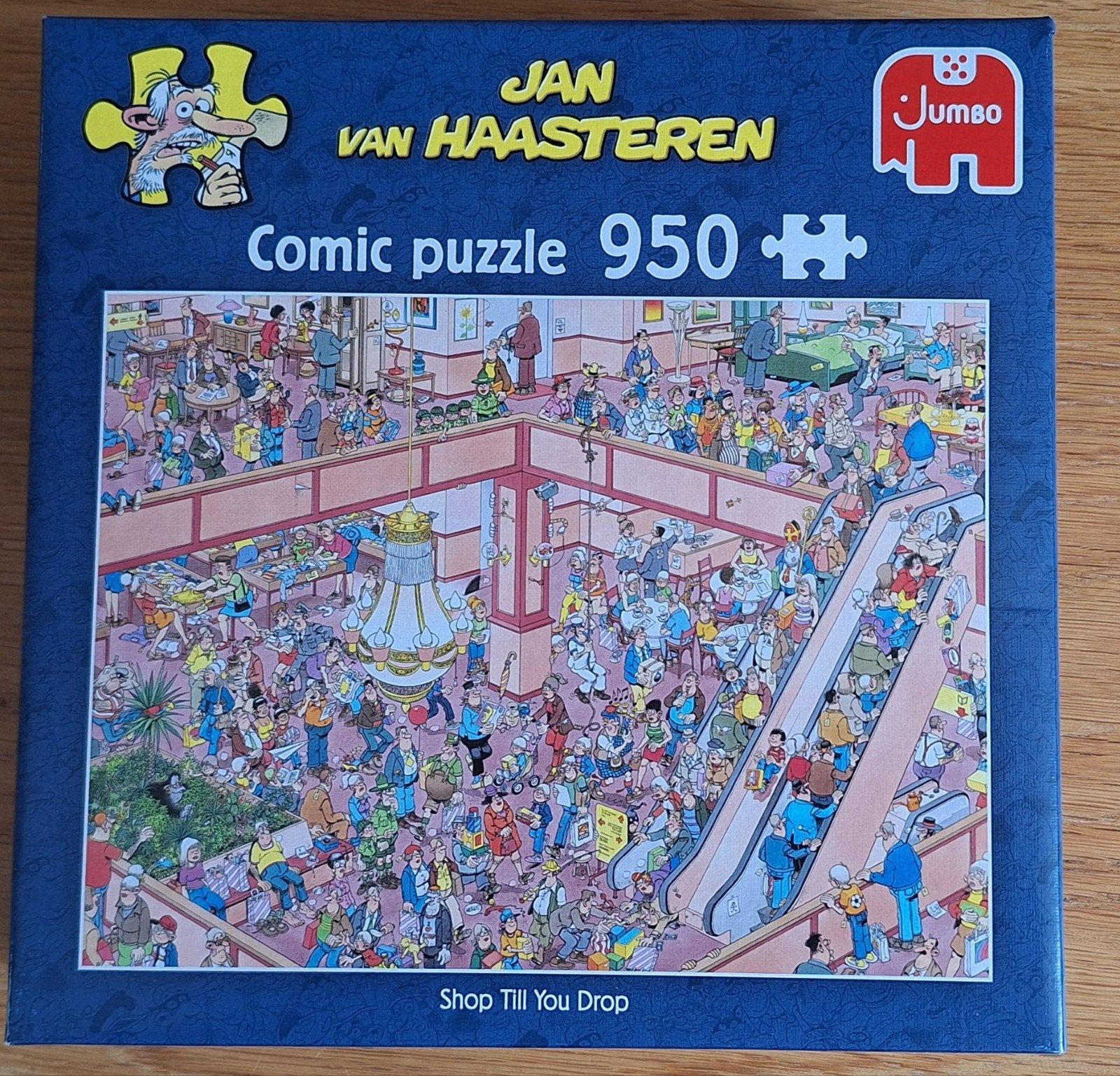 Jan van Haasteren puzzel: Uitverkoop!, Ophalen of Verzenden, 500 t/m 1500 stukjes, Zo goed als nieuw, Legpuzzel