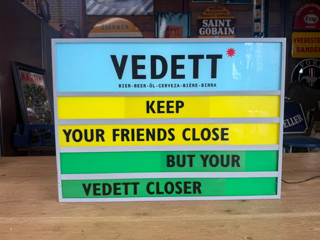 Vedett lichtbak, Gebruikt, Lichtbak of (neon) lamp, Ophalen of Verzenden, X