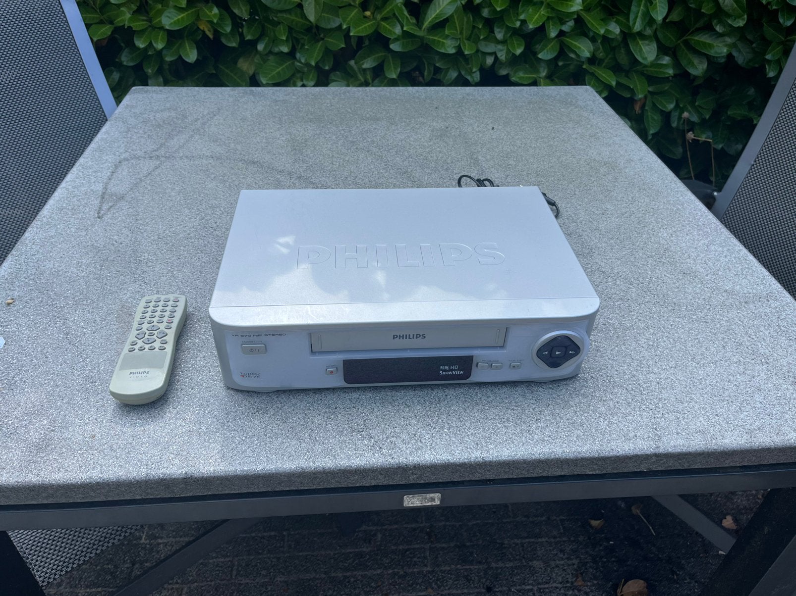 Philips VHS speler VR 670 hifi stereo, Ophalen, Gebruikt, VHS-speler of -recorder