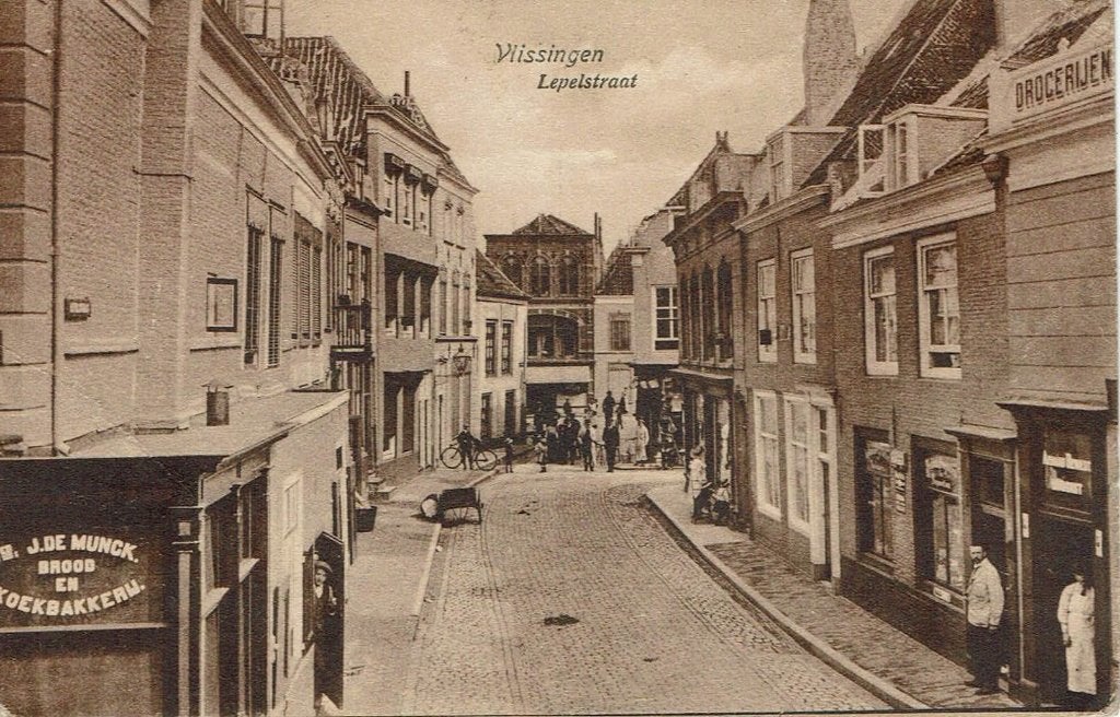 Vlissingen Lepelstraat, Verzamelen, Ansichtkaarten | Nederland, Verzenden, Voor 1920, Gelopen, Zeeland