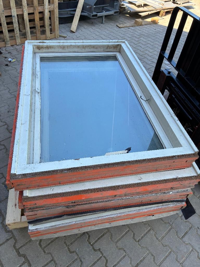 Kozijnen, Gebruikt, Raamkozijn, 150 tot 225 cm, Inclusief glas