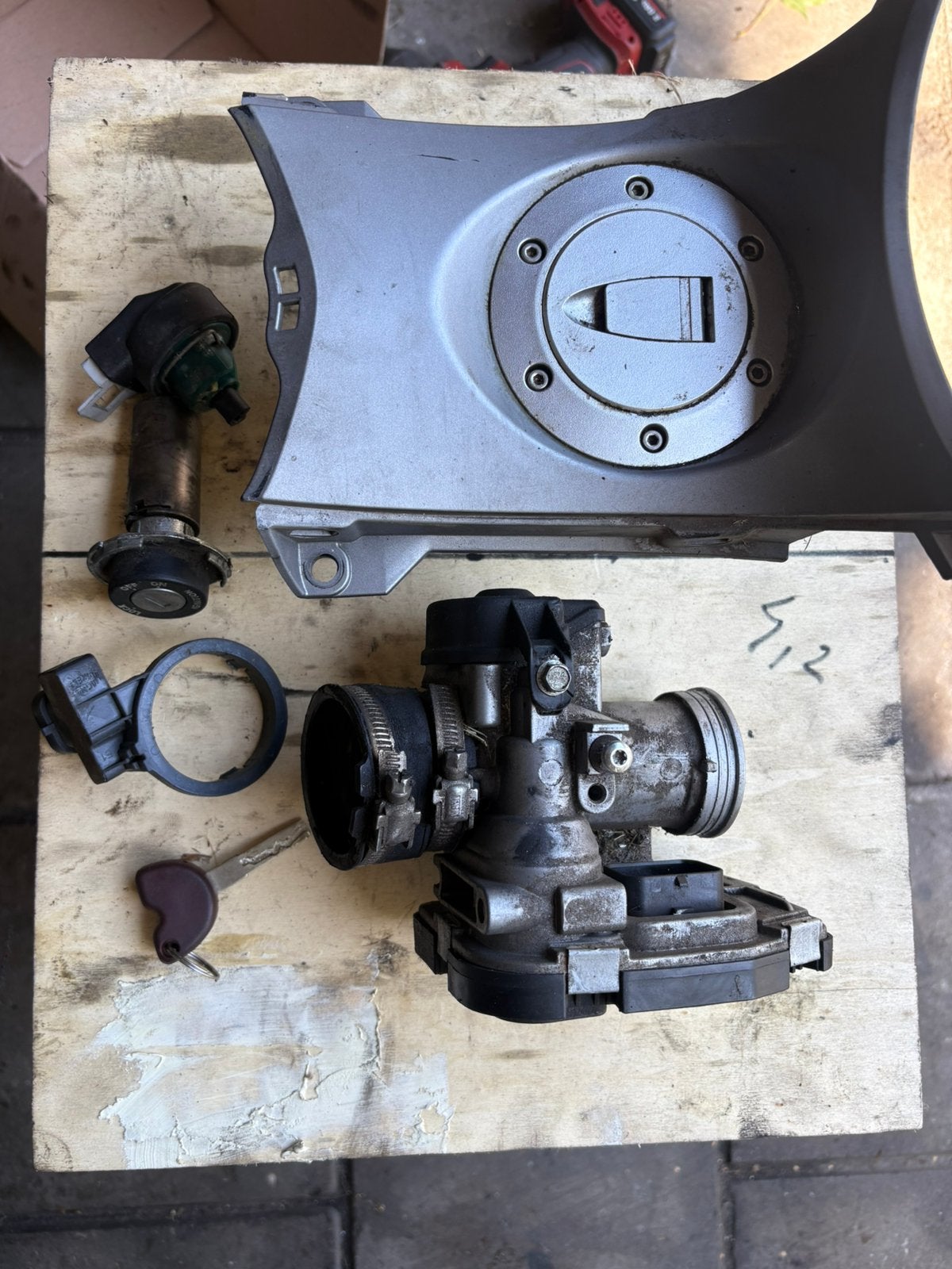 Complete slotenset Piaggio Beverly 350, Ophalen of Verzenden, Piaggio