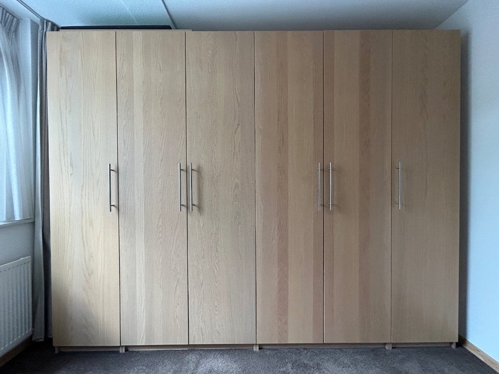PAX kasten, 4 stuks, 3 meter breed, 200 cm of meer, Zo goed als nieuw, 200 cm of meer, Modern, past in elk interieur