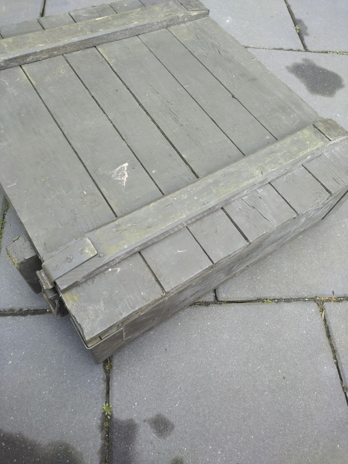 Munitiekist, Huis en Inrichting, Gebruikt, 50 tot 100 cm, Ophalen of Verzenden, Grenenhout