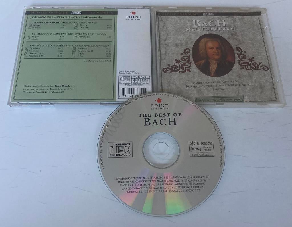 Johan Sebastian Bach - Meisterwerke (the best of), Ophalen of Verzenden, Barok, Zo goed als nieuw, Overige typen