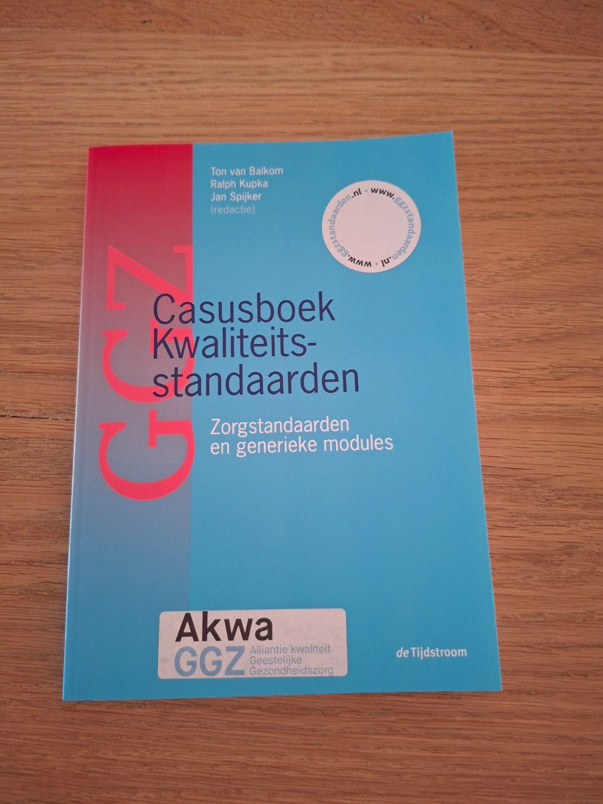 Casusboek kwaliteitsstandaarden GGZ, Ophalen of Verzenden, Zo goed als nieuw
