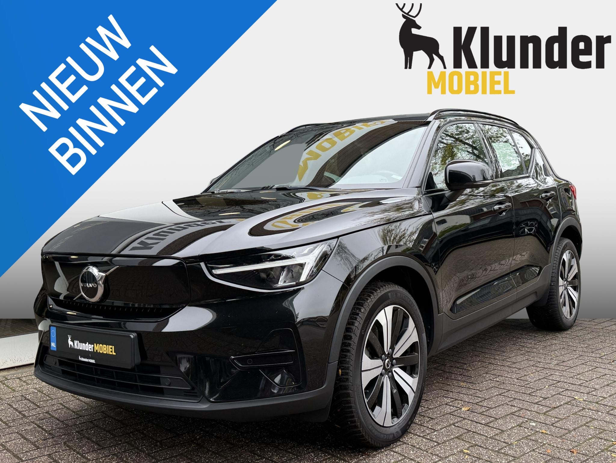 Volvo XC40 Recharge Core 69 kWh |Warmtepomp|Stuurverw.|Camer, Auto's, Dealer onderhouden, Stof, Gebruikt, Lane Keeping Assist