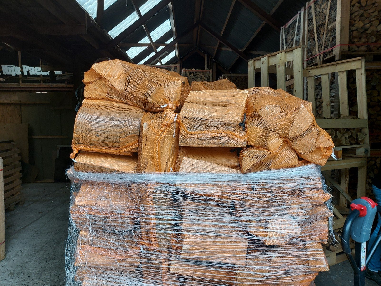 Zakjes haardhout, harde mix, ovengedroogd., Minder dan 3 m³, Ophalen, Blokken
