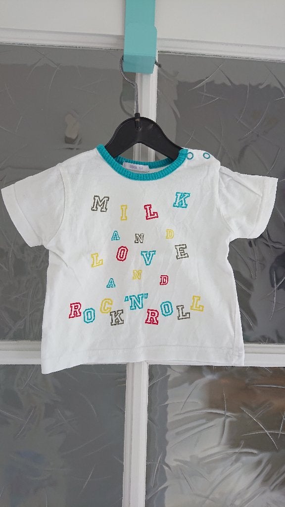 Shirt Rock 'n roll Hema - maat 68, Gebruikt, Ophalen of Verzenden, Hema, Jongetje