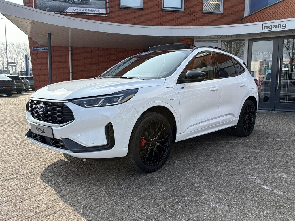 Ford Kuga 2.5 PHEV ST-Line X, Auto's, Ford, 14 kWh, Euro 6, 4 cilinders, Leder en Stof