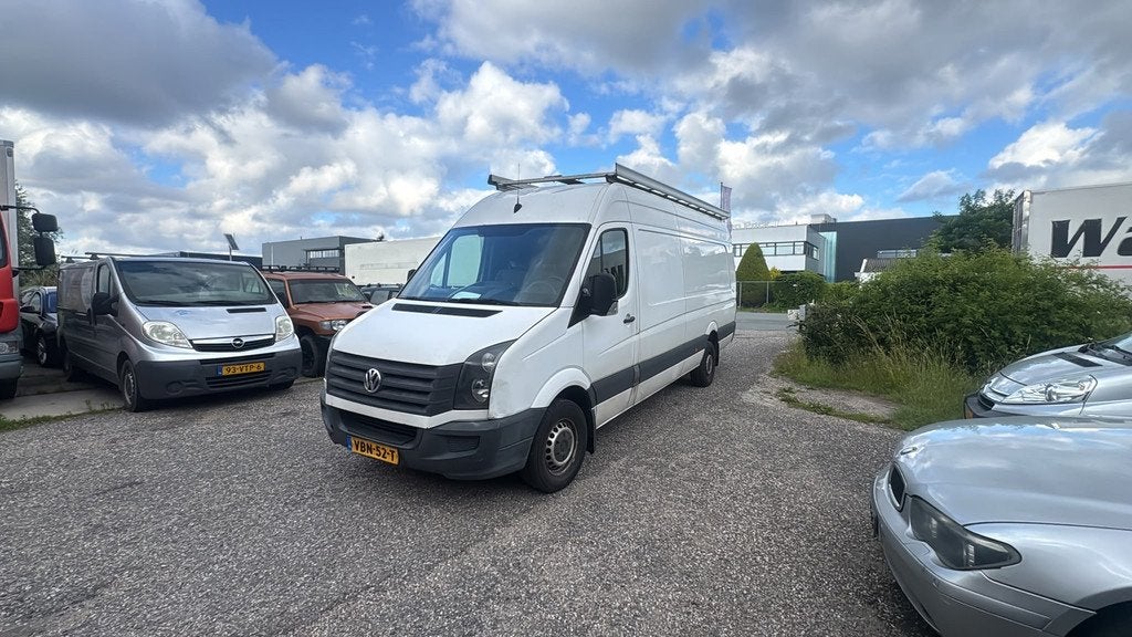 Volkswagen Crafter 35 2.0 TDI L4H2 BM MAXI AIRCO WIT 2013, Auto's, Bestelauto's, Bedrijf, Te koop, ABS, Airconditioning, Centrale vergrendeling