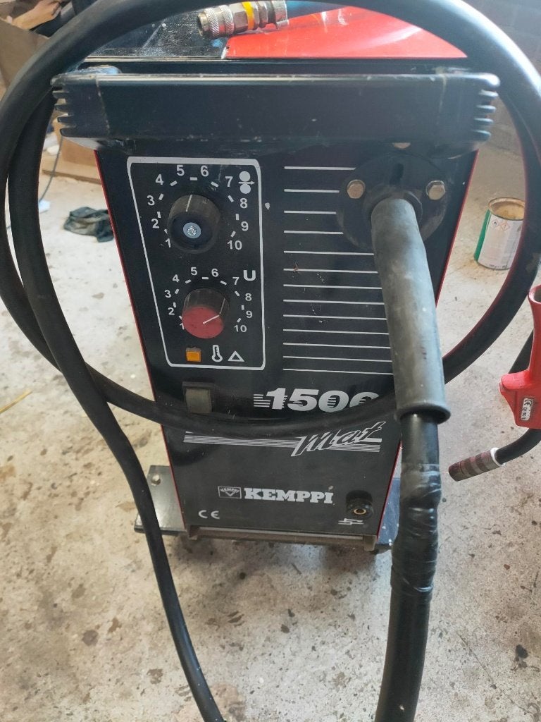 Kempomat 1500  lastoestel + reduceer argon/co2, Doe-het-zelf en Verbouw, Gereedschap | Lasapparaten, Ophalen, Gebruikt, 250 ampère of meer