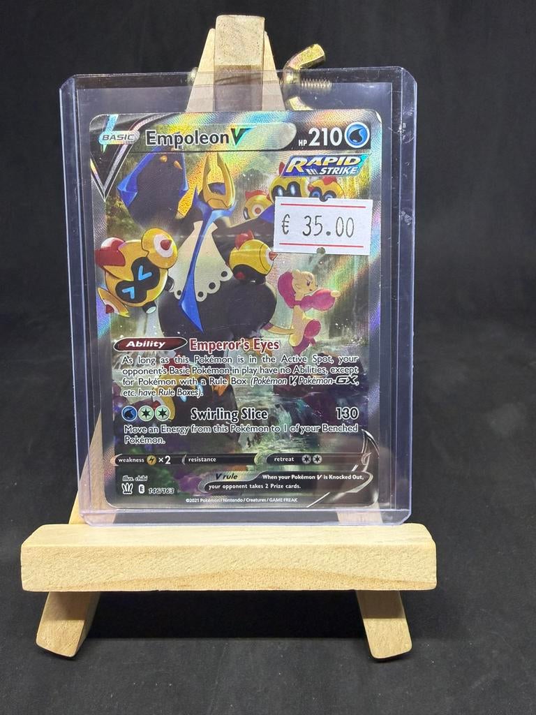 Empoleon v 146 lp/lp, Hobby en Vrije tijd, Verzamelkaartspellen | Pokémon, Ophalen of Verzenden, Zo goed als nieuw