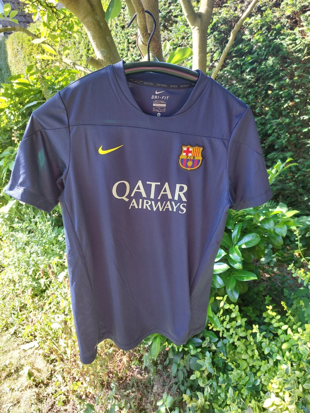 FC Barcelona Nike Dri-FIT Voetbalshirt Jongens XL, Ophalen of Verzenden, Zo goed als nieuw, Nike, Jongen