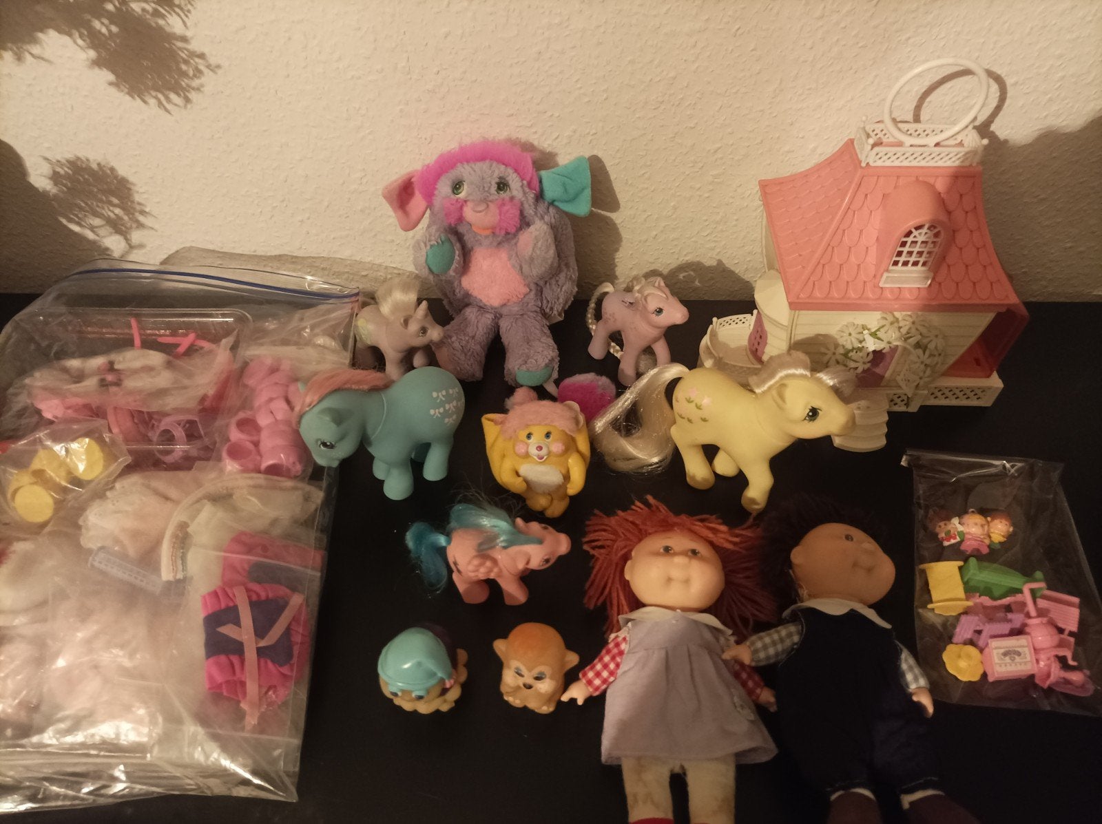 speelgoed jaren 80 my little pony duftys popples, Kinderen en Baby's, Ophalen of Verzenden, Gebruikt