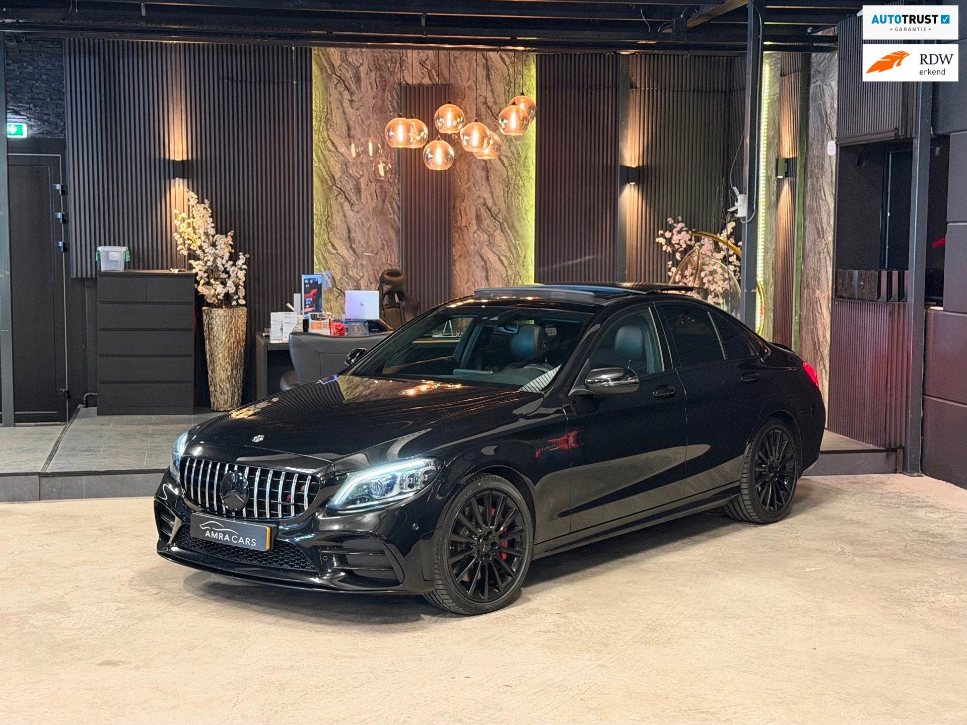 Mercedes-Benz C-klasse AMG 43 4MATIC Premium|PANO|SFEER|BOMV, Auto's, Automaat, Euro 6, 390 pk, 4 stoelen