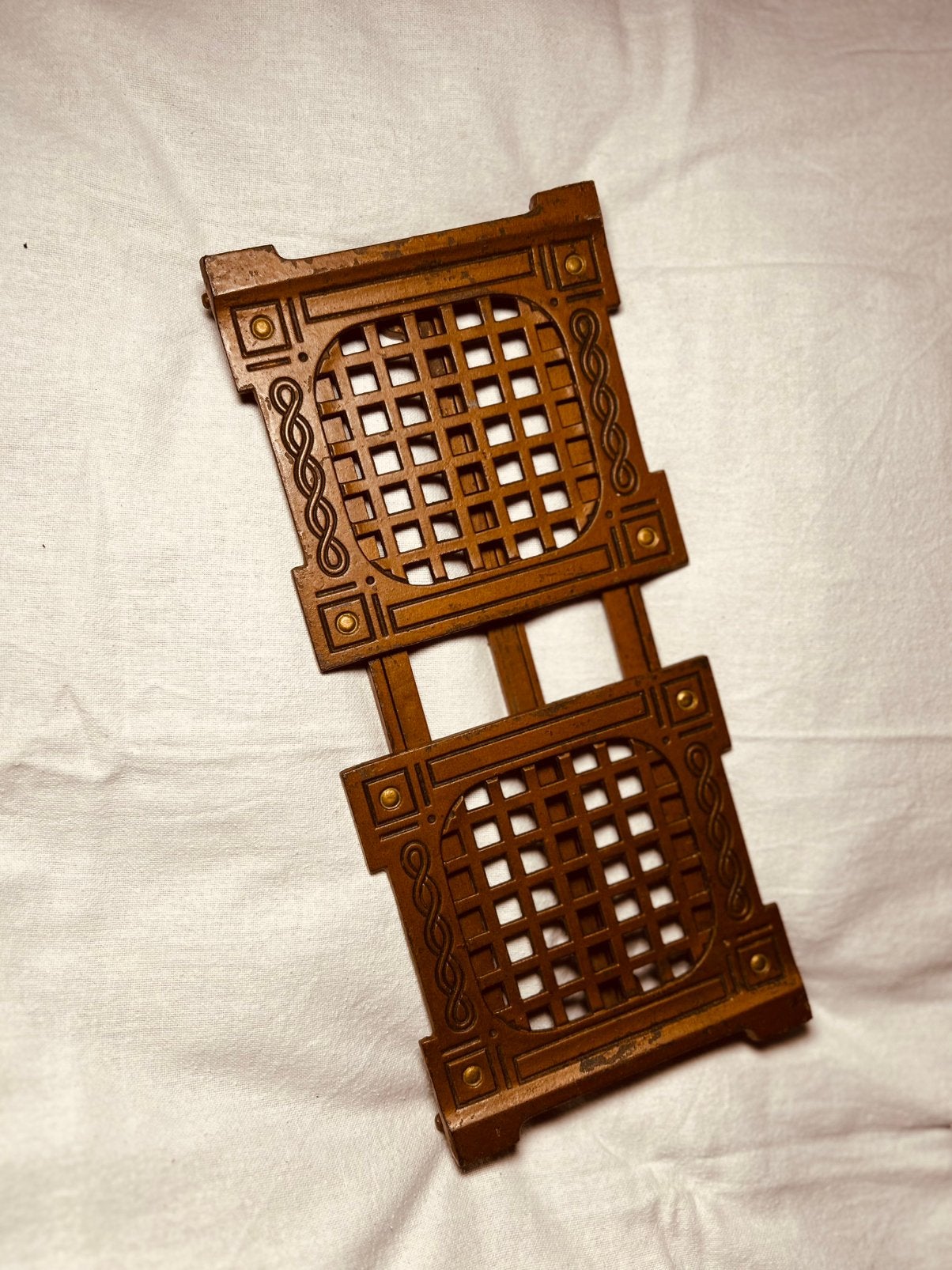 Antieke uitschuifbare boekenstand Art Deco Arts and Crafts, Ophalen of Verzenden