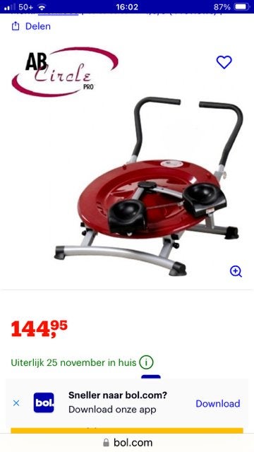 Buiktrainer, Ophalen, Benen, Overige typen, Zo goed als nieuw