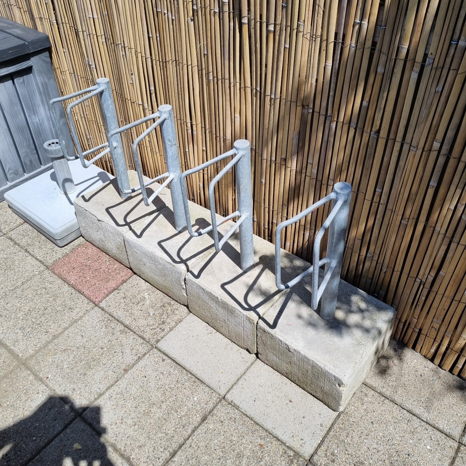 4 fietsrekken, Ophalen, Gebruikt