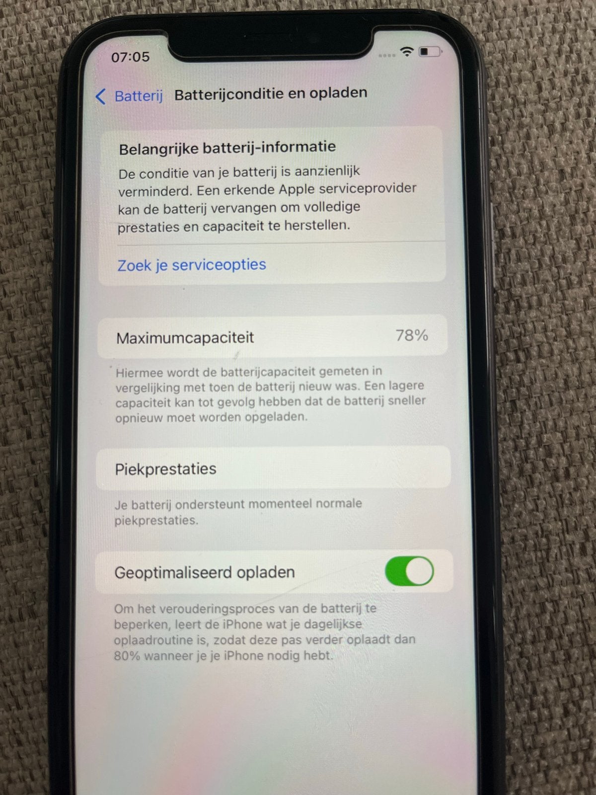 iPhone XR Zwart - 64 GB - Batterij 78%, Gebruikt, Zwart, IPhone XR, 78 %