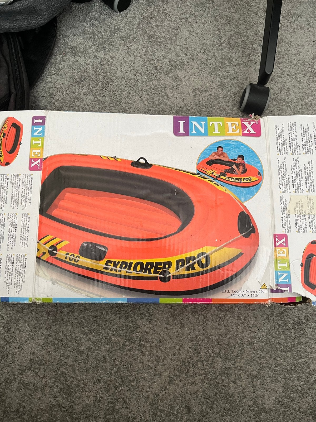 Intex Explorer Pro 100 opblaasboot - Nieuw in doos, Ophalen of Verzenden, Nieuw