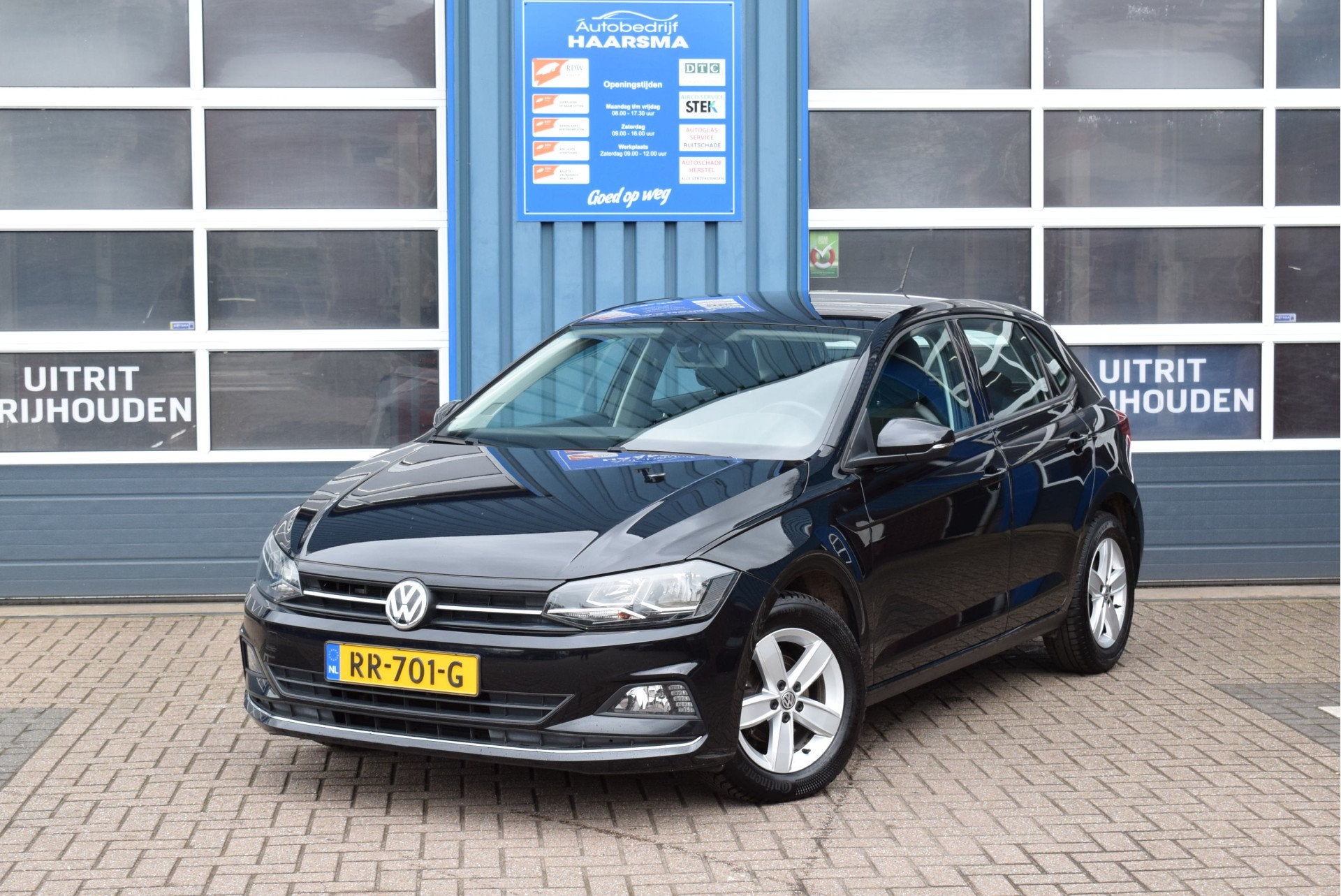 Volkswagen Polo 1.0 TSI Highline Cruise-control Airco Navi, Auto's, Voorwielaandrijving, Dealer onderhouden, Stof, 1045 kg