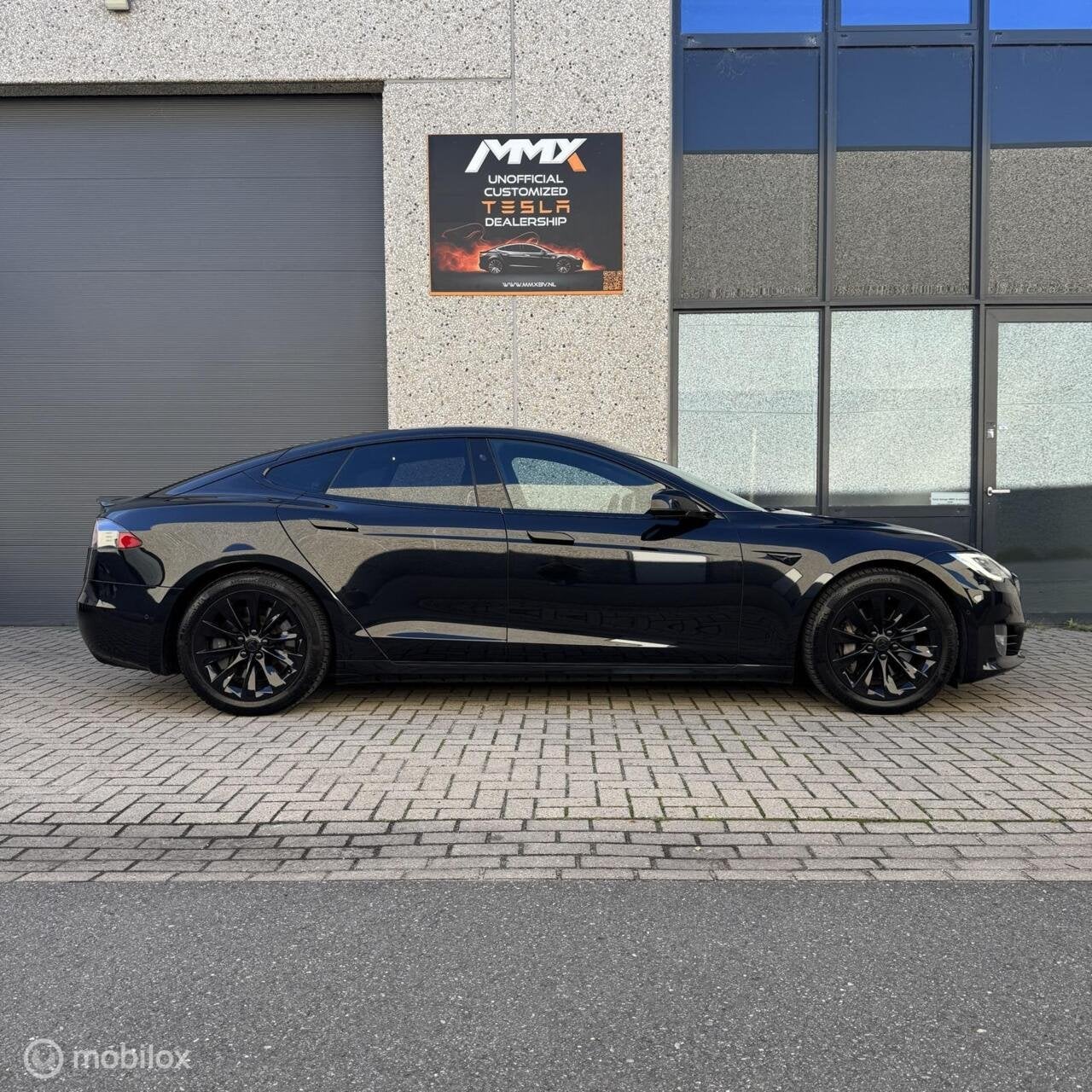 Tesla Model S 100D + IAP + SOH 83%, Auto's, Automaat, Zwart, Leder, Vierwielaandrijving