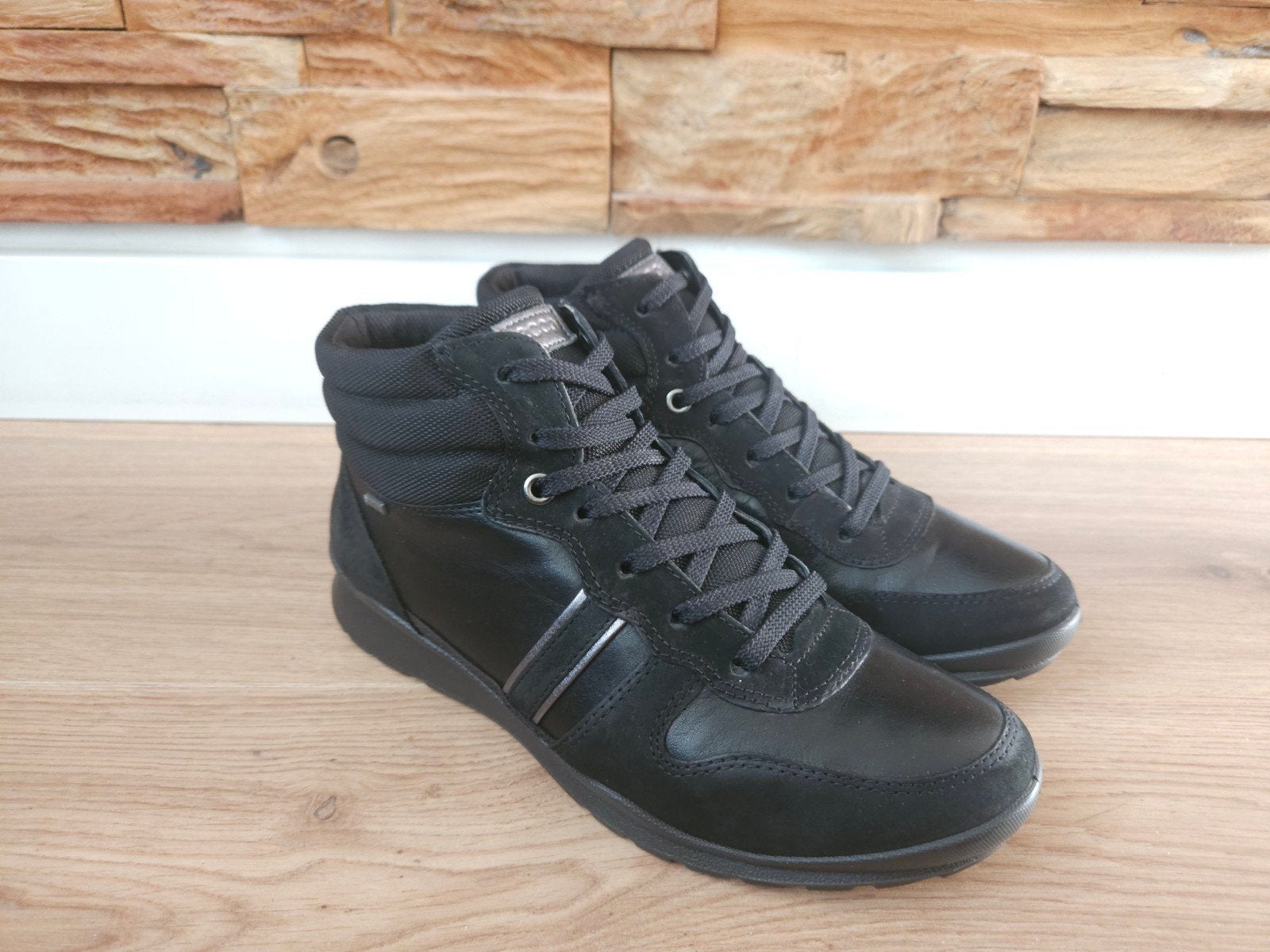 Ecco Goretex enkellaarsjes maat 38 zwart laarsjes schoenen!!, Ecco, Zwart, Lage of Enkellaarzen, Ophalen of Verzenden