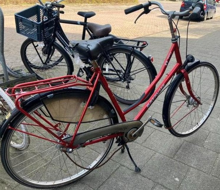 Damesfiets batavus klusfiets opknapper 29,95 omafiets fiets, Ophalen, Gebruikt, Handrem