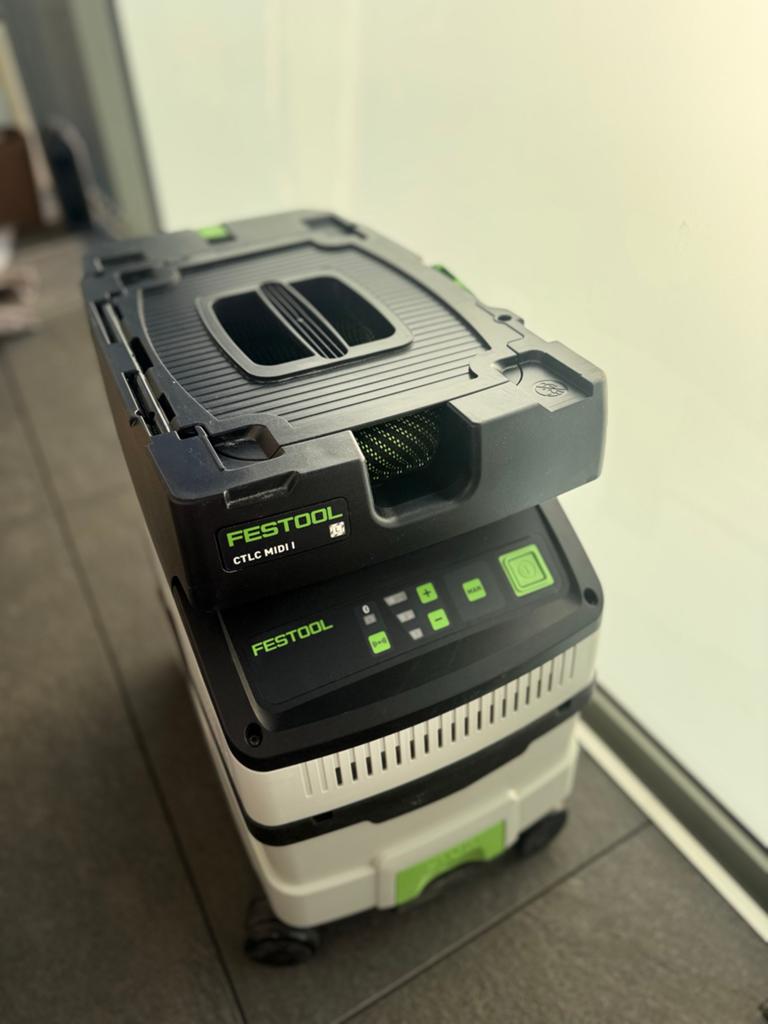 Festool CTLC Midi I + 2x 5.0Ah Accu's/snel oplader, Info@festool, Ophalen of Verzenden, Zo goed als nieuw, Festool